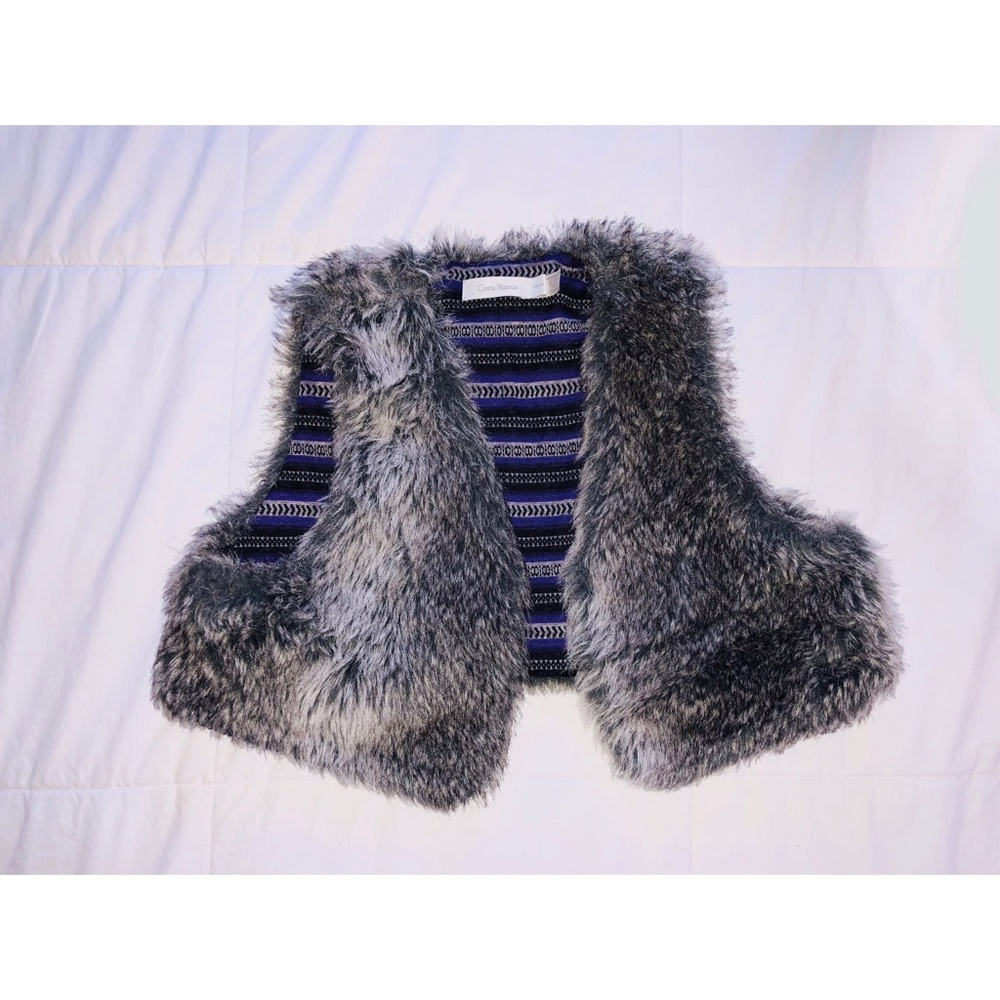 Fur Vest by Costa Blanca